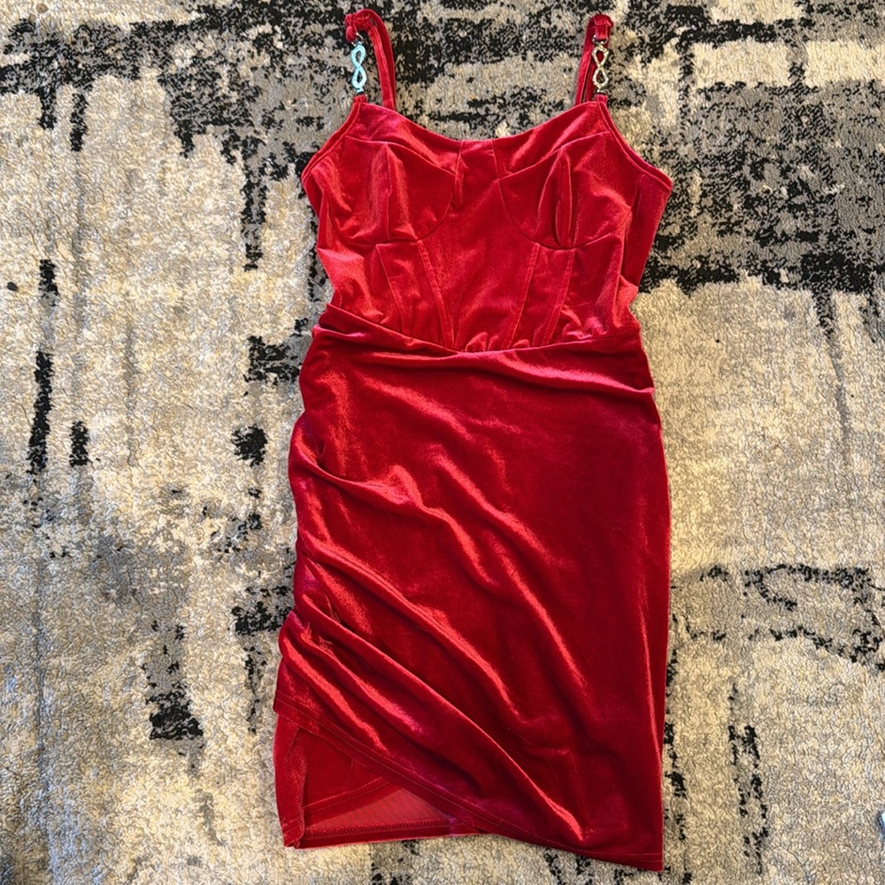 Red Velvet Dress